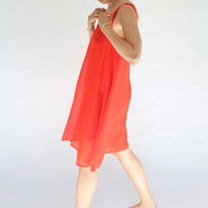 Lacausa Clara Mini Dress in Tomato size L